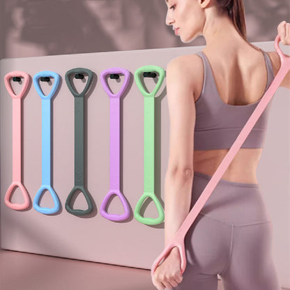 Words Chest Expander Yoga Fitness Resistance Band Resistance